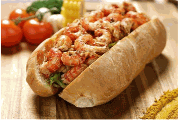 韩八度小龙虾三明治